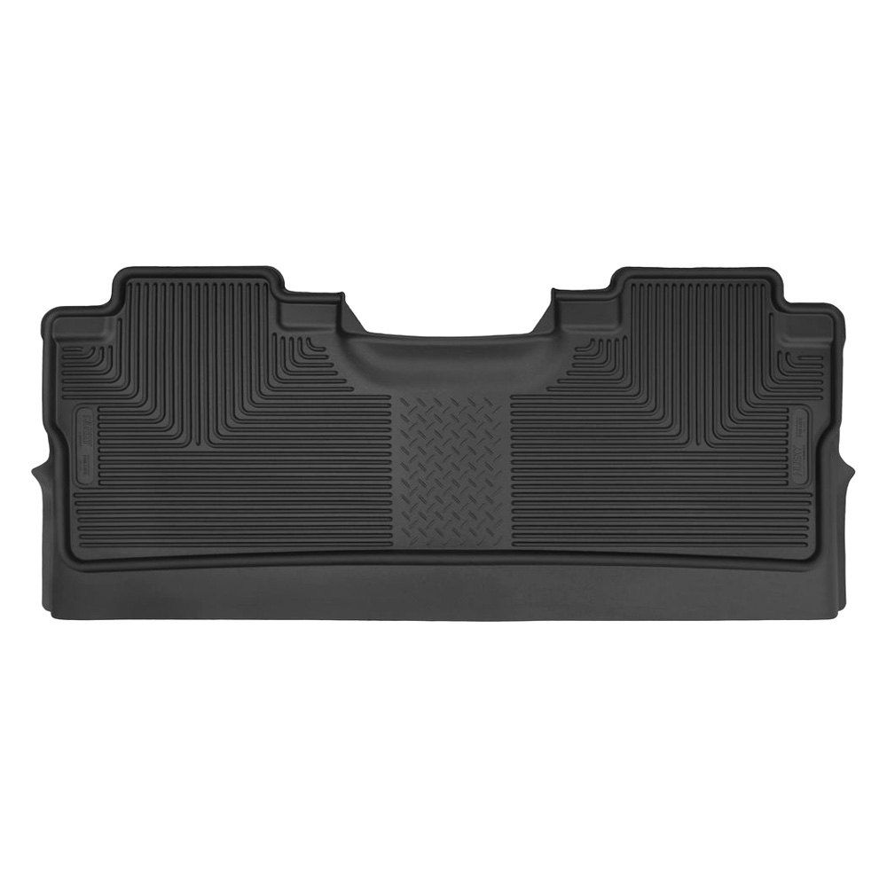 Husky Liners® • 53471 • X-Act Contour • Floor Liners • Black • Second Row • Ford F-150 15-23 (SuperCrew Cab)