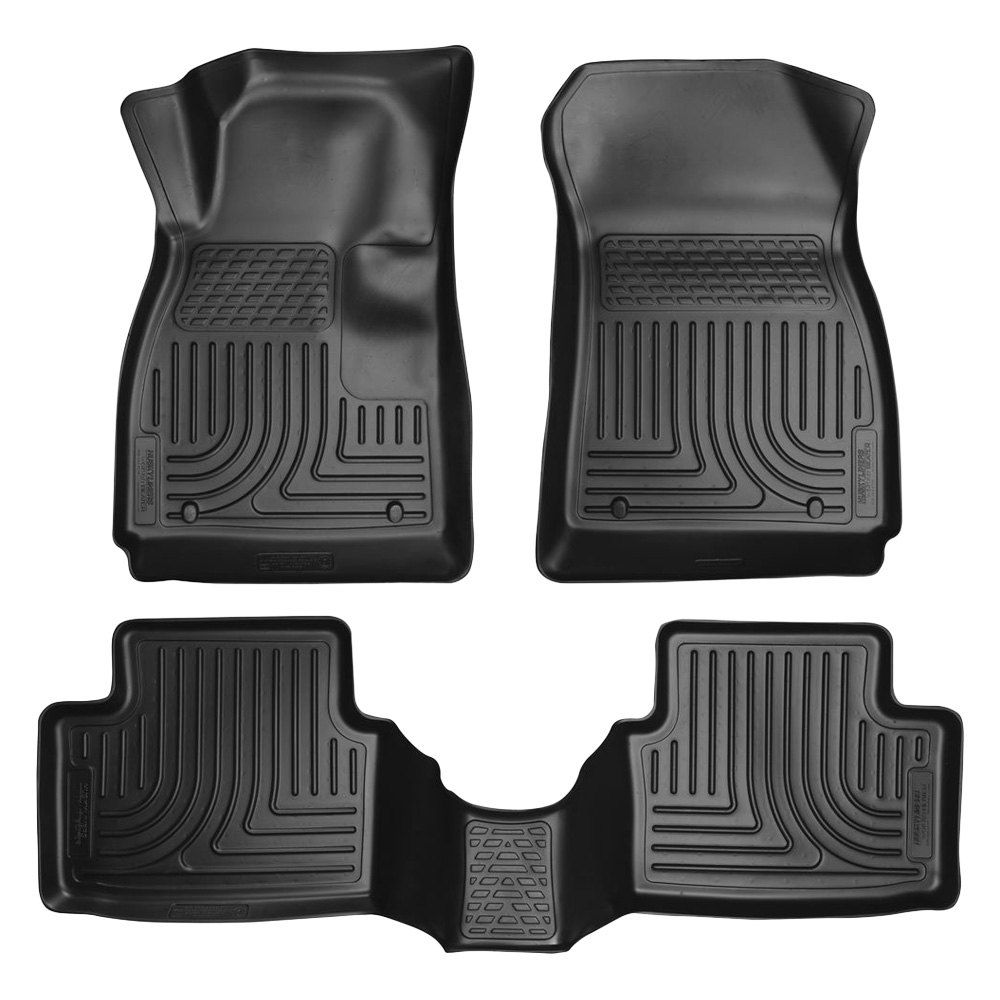 Husky Liners® • 98271 • WeatherBeater • Floor Liners • Black • Limited lifetime warranty • Buick Encore 13-22