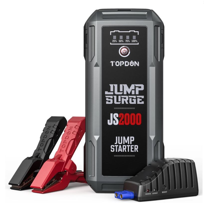 Topdon JS2000 - 2000 Peak Amp Jump-Starter and power bank