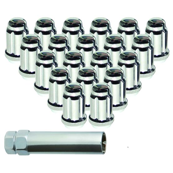 RTX KIT0206-6 - (24) 6 SPLINE NUT 12X1.25 CHROME (1 TA019)