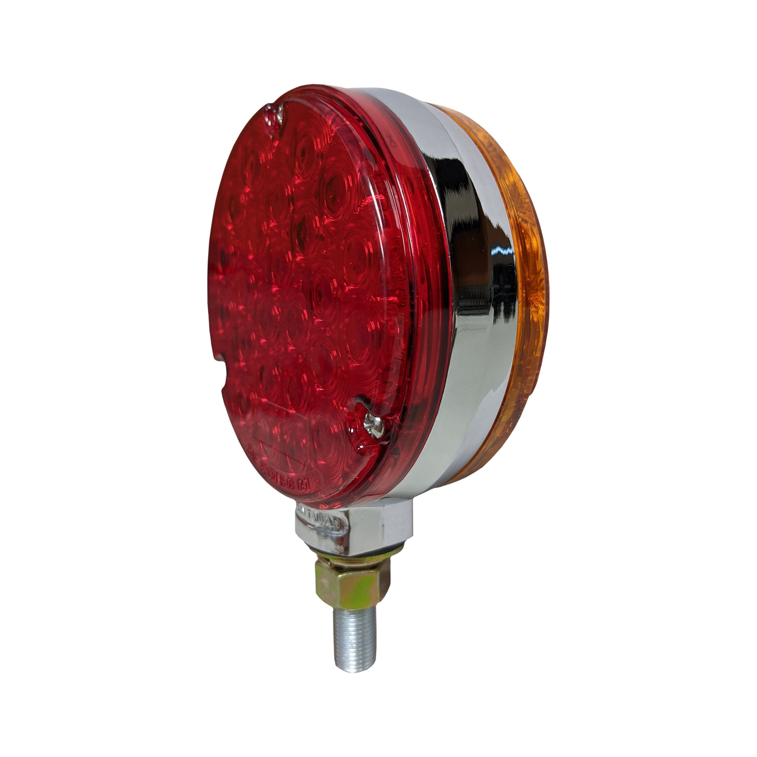 Uni-Bond LFM4102-24RA - LED Chrome Die Cast Base Double Face Lamp - Amber|Red