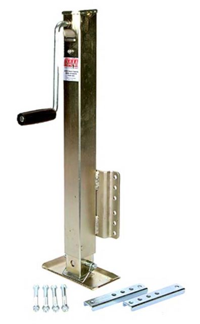 RAM MJSQ-2500B - Square Jack with Foot Plate, 29-1/8" Lift, 2,500 lbs