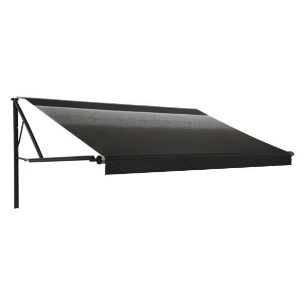 Dometic Corp 848NR18.40TU - 8500 Patio Awning, Onyx, 18', White Weathershield/ Black End Cap