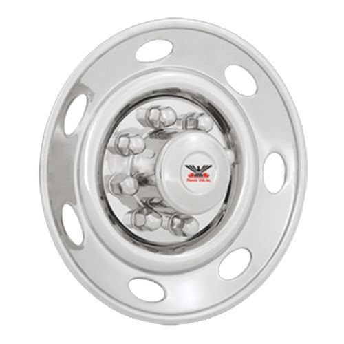 Phoenix USA PHNST06 - (4) STAINLESS STEEL SIMULATORS 16" 8-LUG SINGLE WHEEL