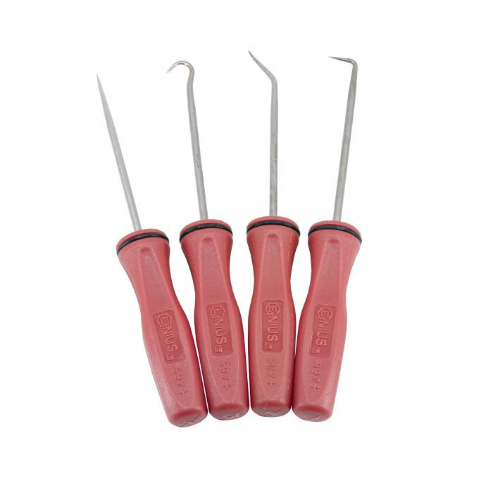 Genius Tools PK-AHP4 - 4 Piece Miniature Pick Set