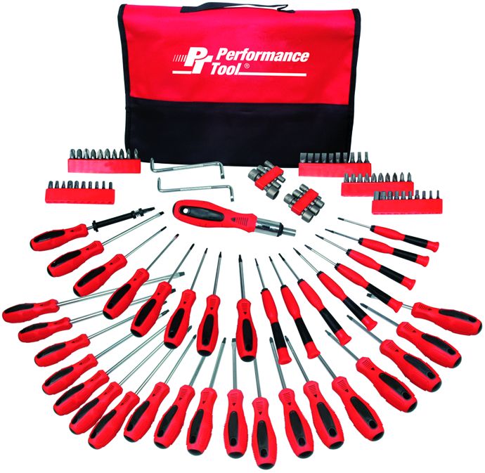 Performance Tools PTW1721 - 28 Piece Screwdriver Set