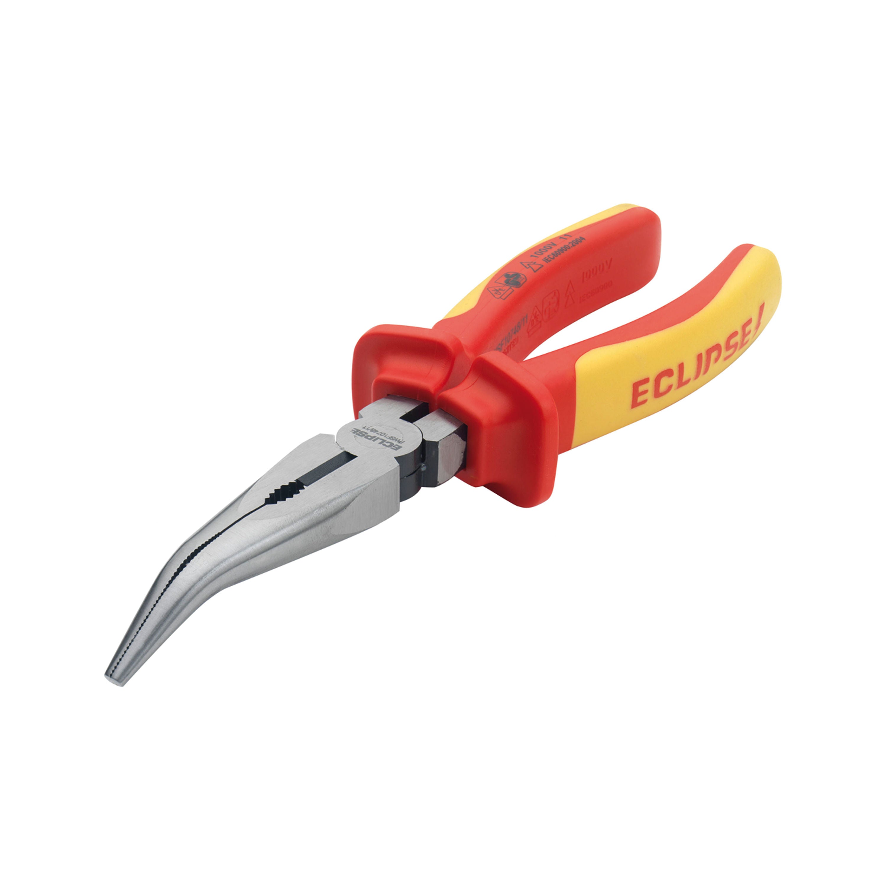 Eclipse PWSF10748-11 - VDE - Bent Long Nose Pliers 8"