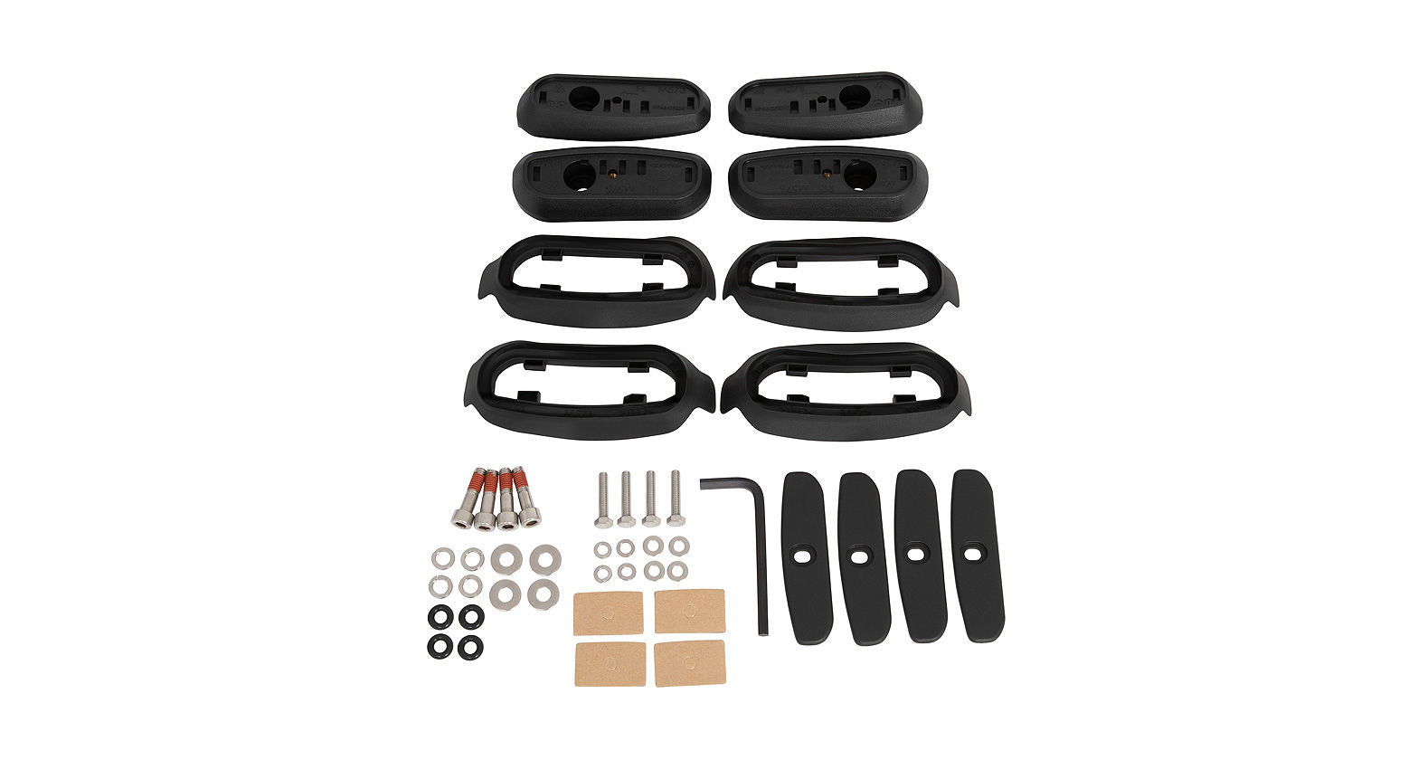 Rhino Rack RCP71-BK - RCP Base Kit (x4) for Mazda Bt50