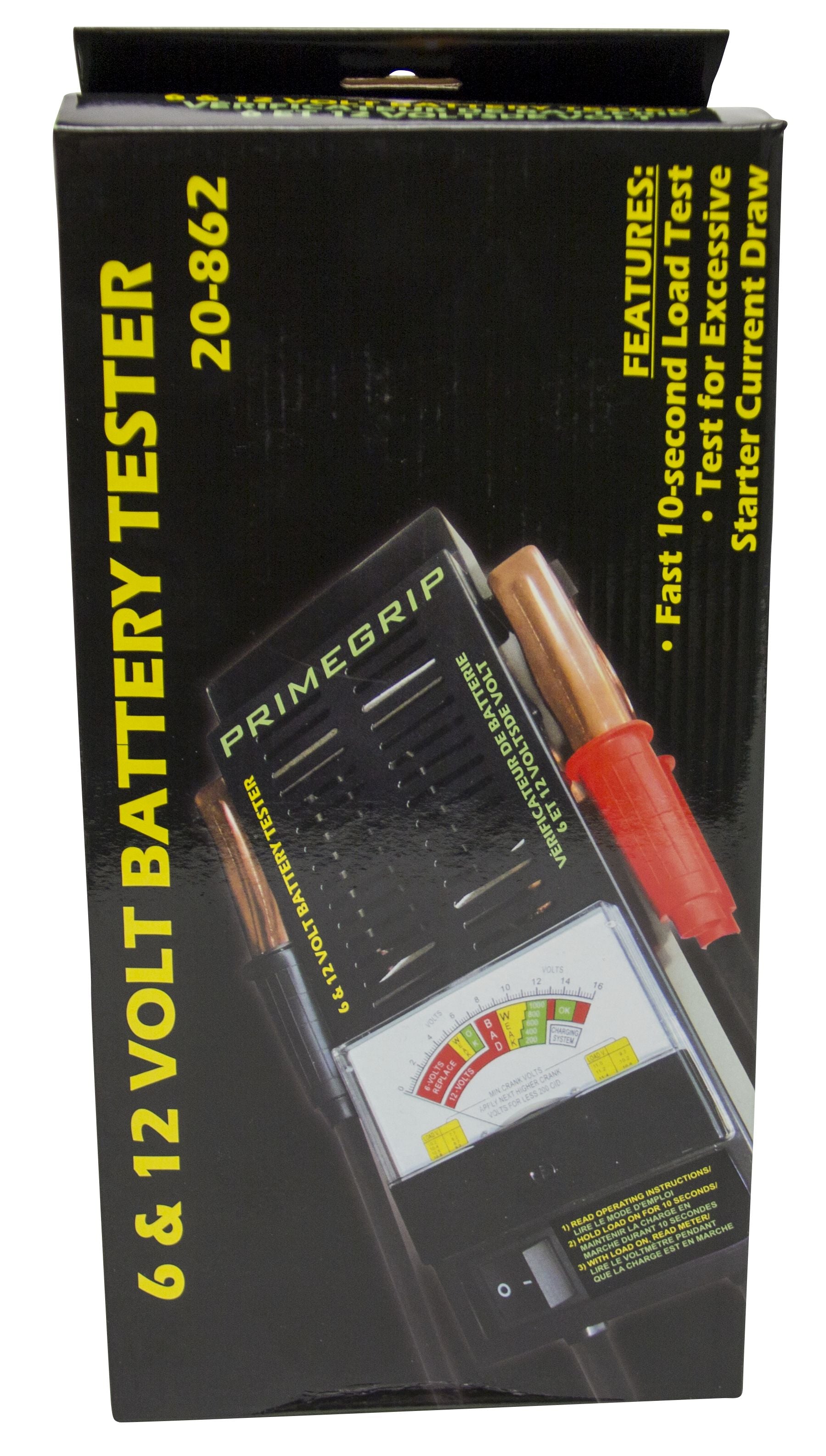 BATTERY TESTER 6/12VOLT 100AMP