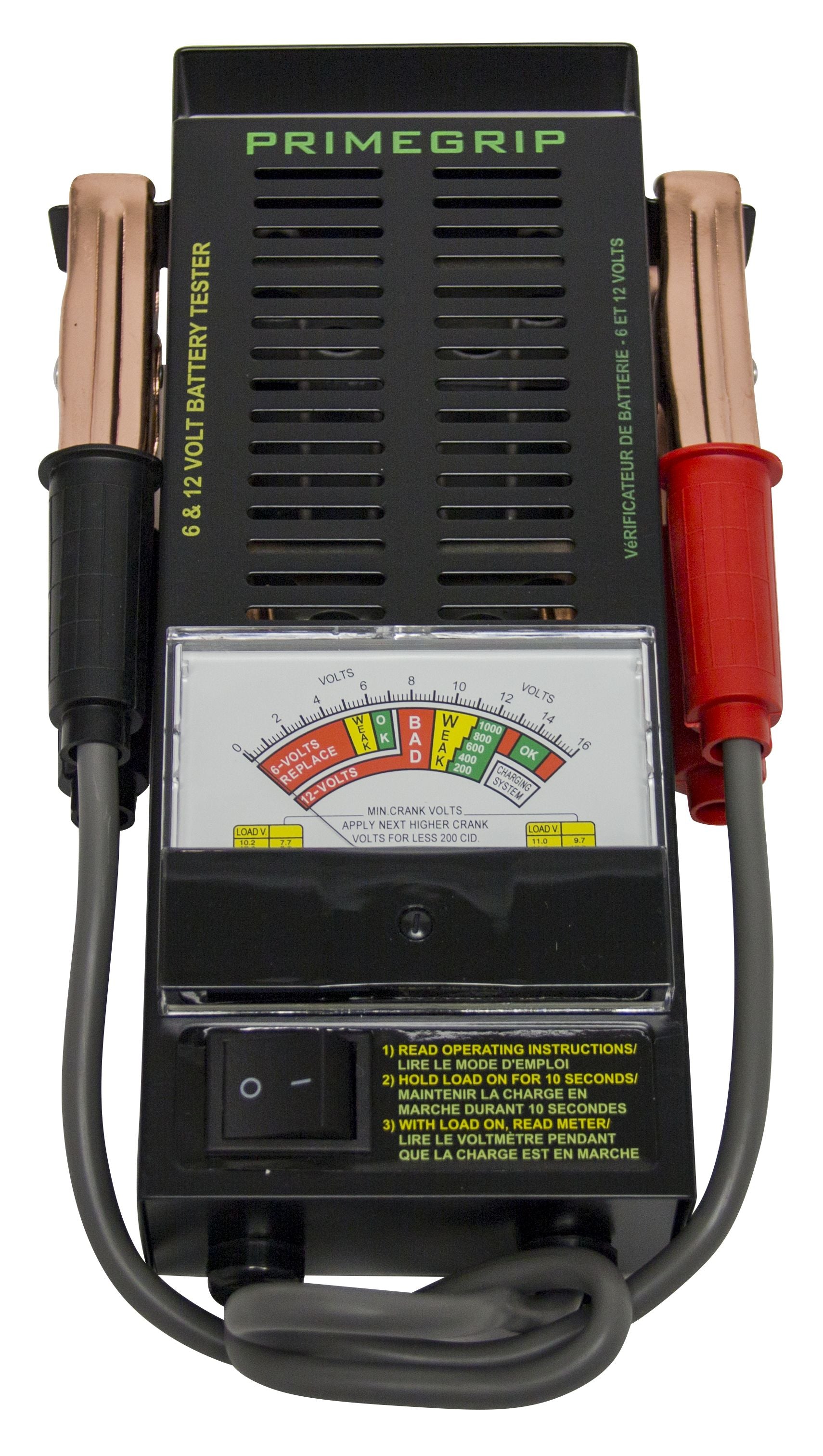 BATTERY TESTER 6/12VOLT 100AMP