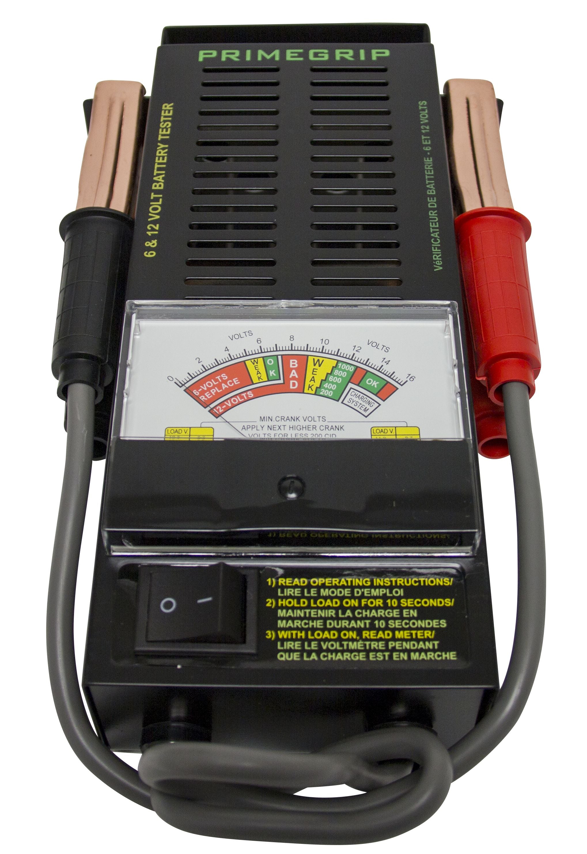 BATTERY TESTER 6/12VOLT 100AMP