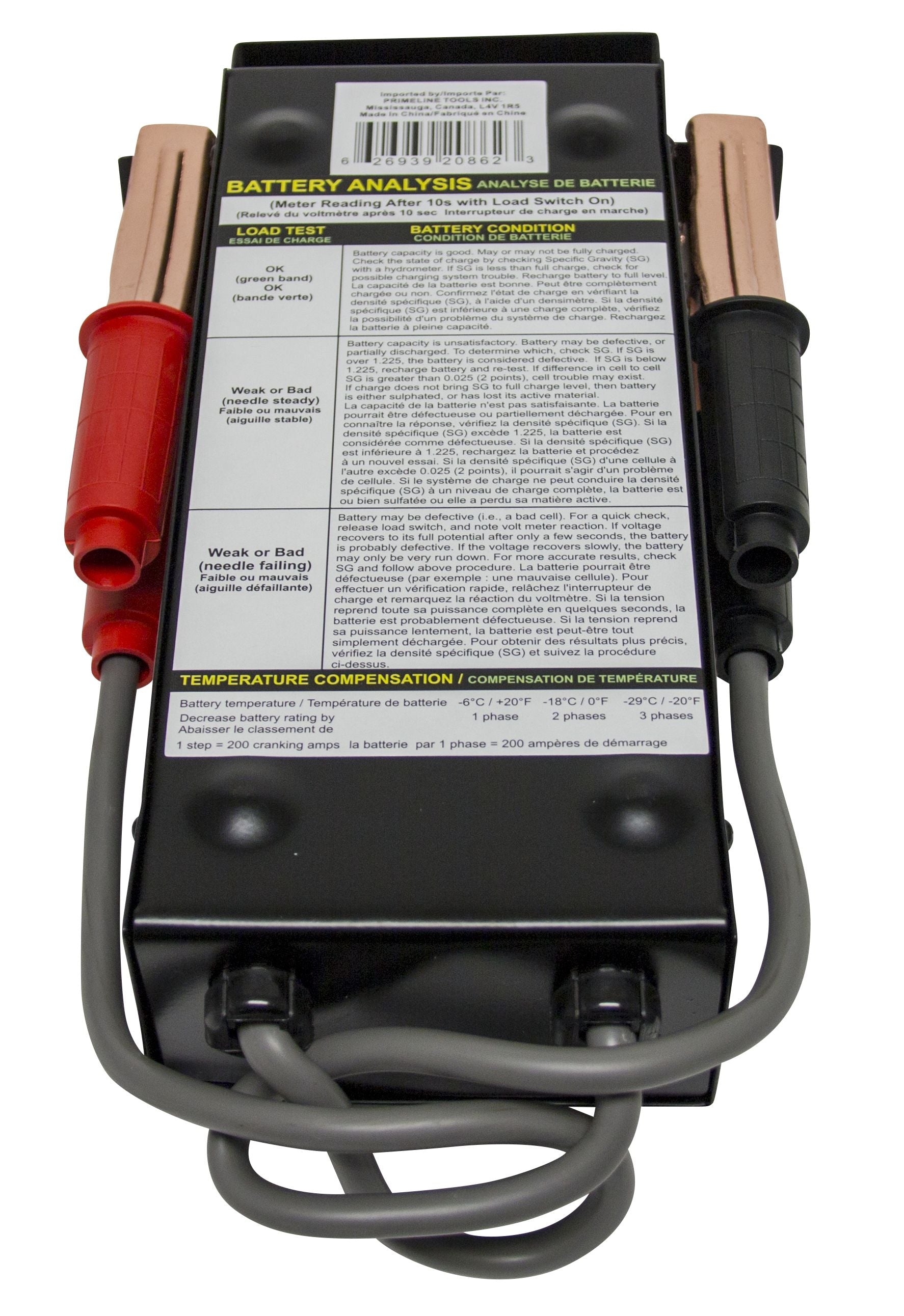 BATTERY TESTER 6/12VOLT 100AMP