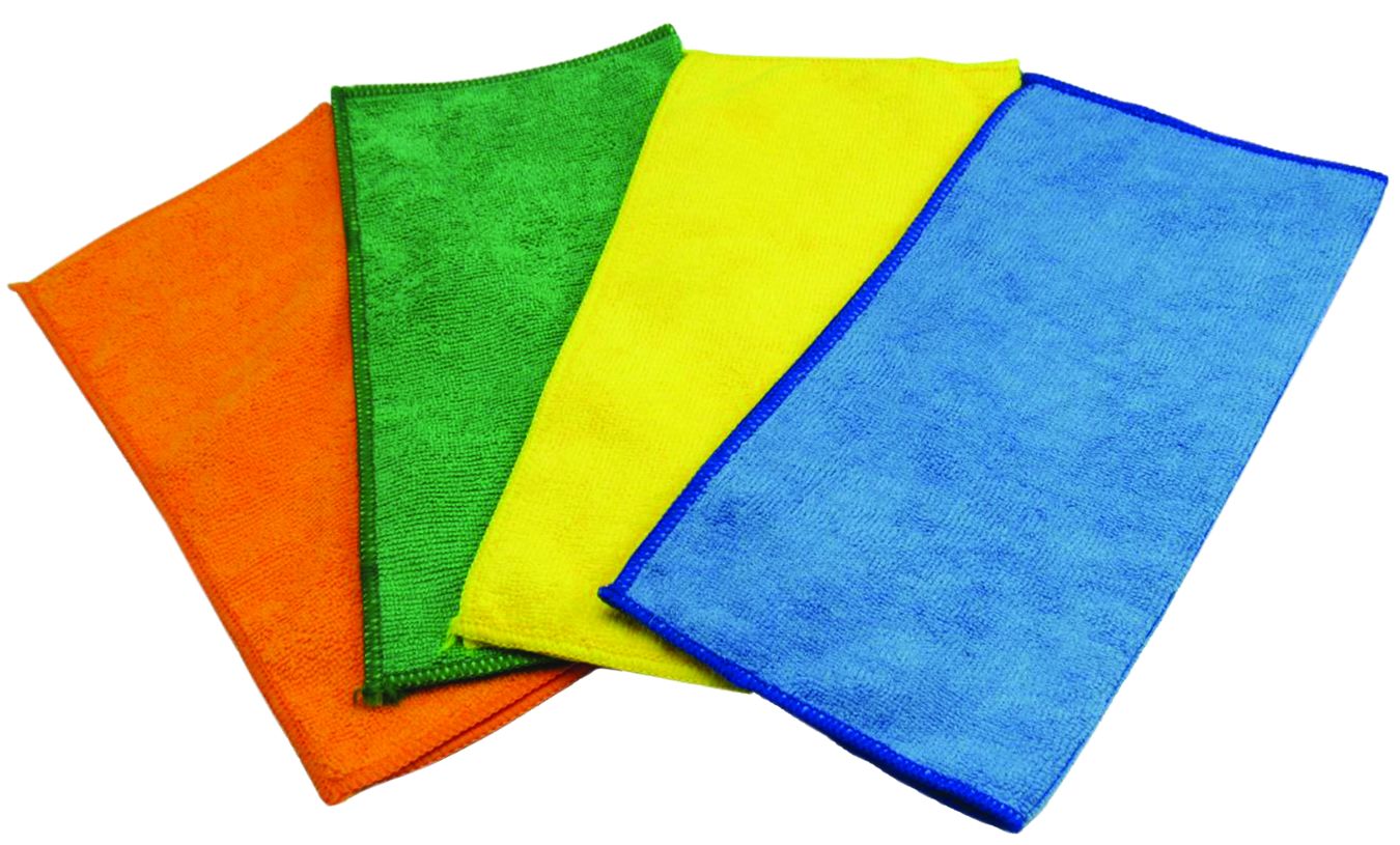 Grip RD54788 - 12"x12" Microfiber Cleaning Cloths (2pk)