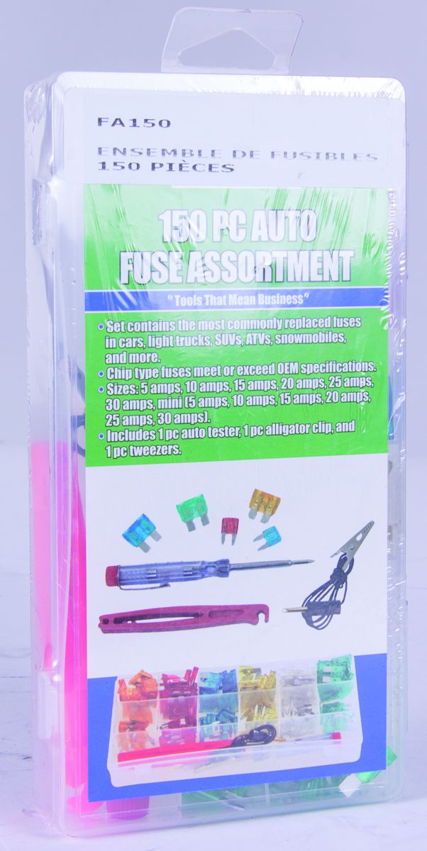 Grip RDFA150 - Fuse Assortment - 150 Pieces