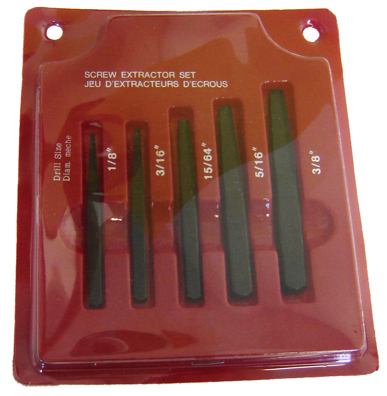 Square Screw Extractor Set-5 Pieces