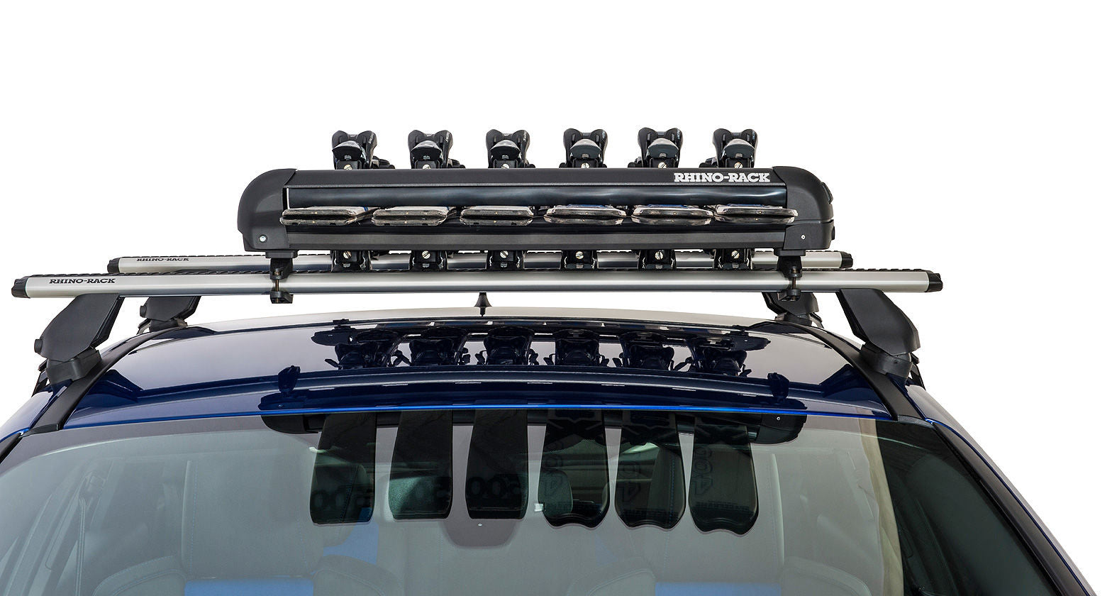 Rhino Rack 576 Ski and Snowboard Carrier - 6 Skis or 4 Snowboards