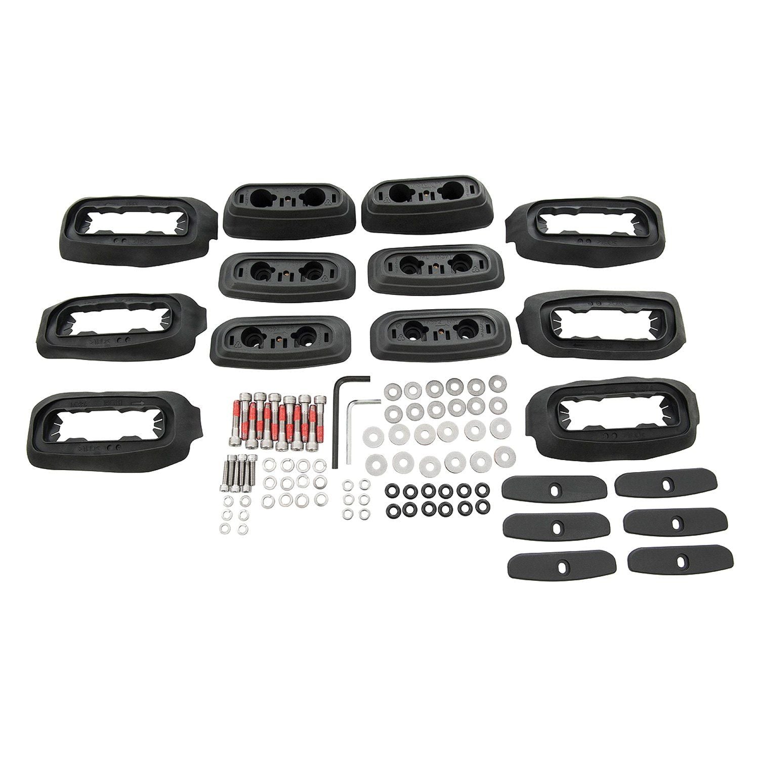 Rhino Rack RCP23-BK - RCP Base Kit (x6) Infiniti QX80 14-19/Lexus GX 10-19