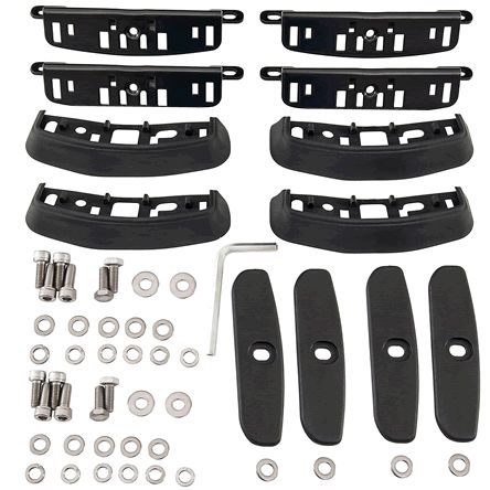 Rhino Rack RCP43-BK - RCP Base Kit (x4) Cadillac Escalade 15-19/Chevy Suburban/Tahoe/Yukon 15-19