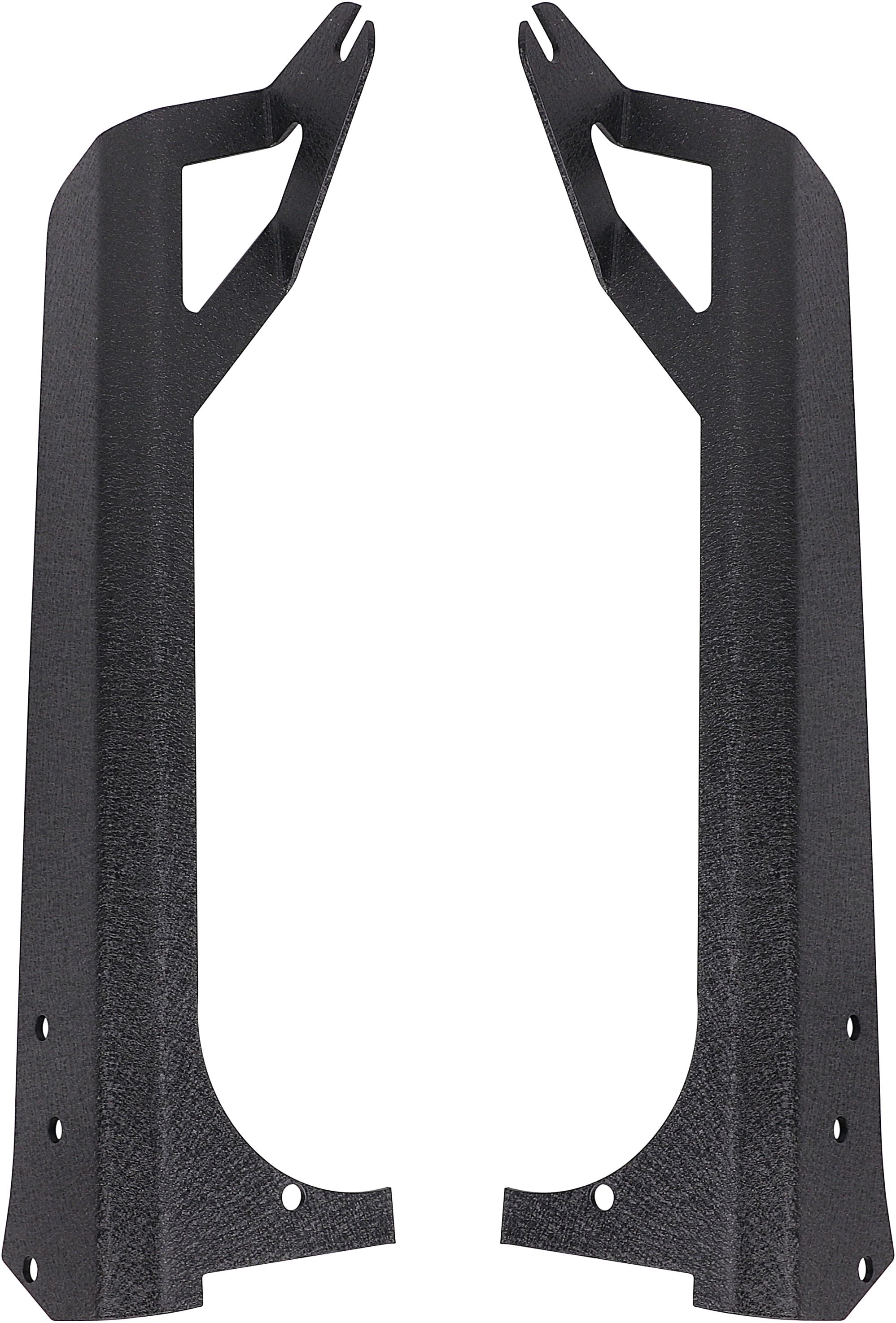 RTX RTXOA870003 - 50-inch light bar upper windshield mounting brackets A-pillar steel for Jeep