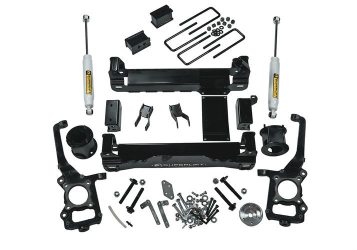 Superlift® • K126 • Suspension Lift Kit • 4.5"x 3.5" • Front and Rear • Ford F-150 4WD 15-20