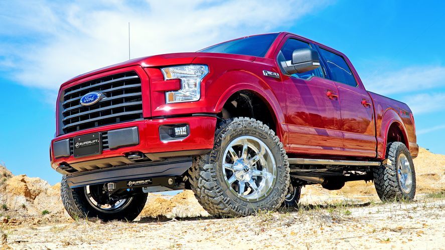 Superlift® • K126 • Suspension Lift Kit • 4.5"x 3.5" • Front and Rear • Ford F-150 4WD 15-20