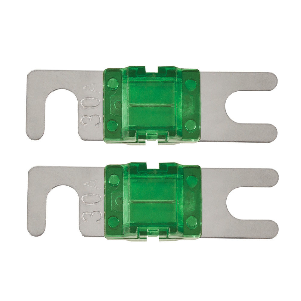 Metra V8-MANL30 - 30 AMP MINI ANL FUSES v8 SERIES NICKEL PLATED-2 PACK