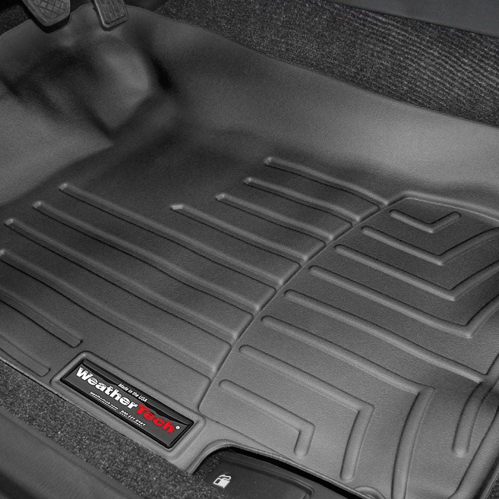 Weathertech® • 440971 • FloorLiner • Molded Floor Liners • Black • First Row • Subaru WRX / Impreza 02-07