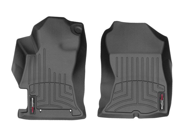 Weathertech® • 4411071 • FloorLiner • Molded Floor Liners • Black • First Row • Subaru Impreza 17-22