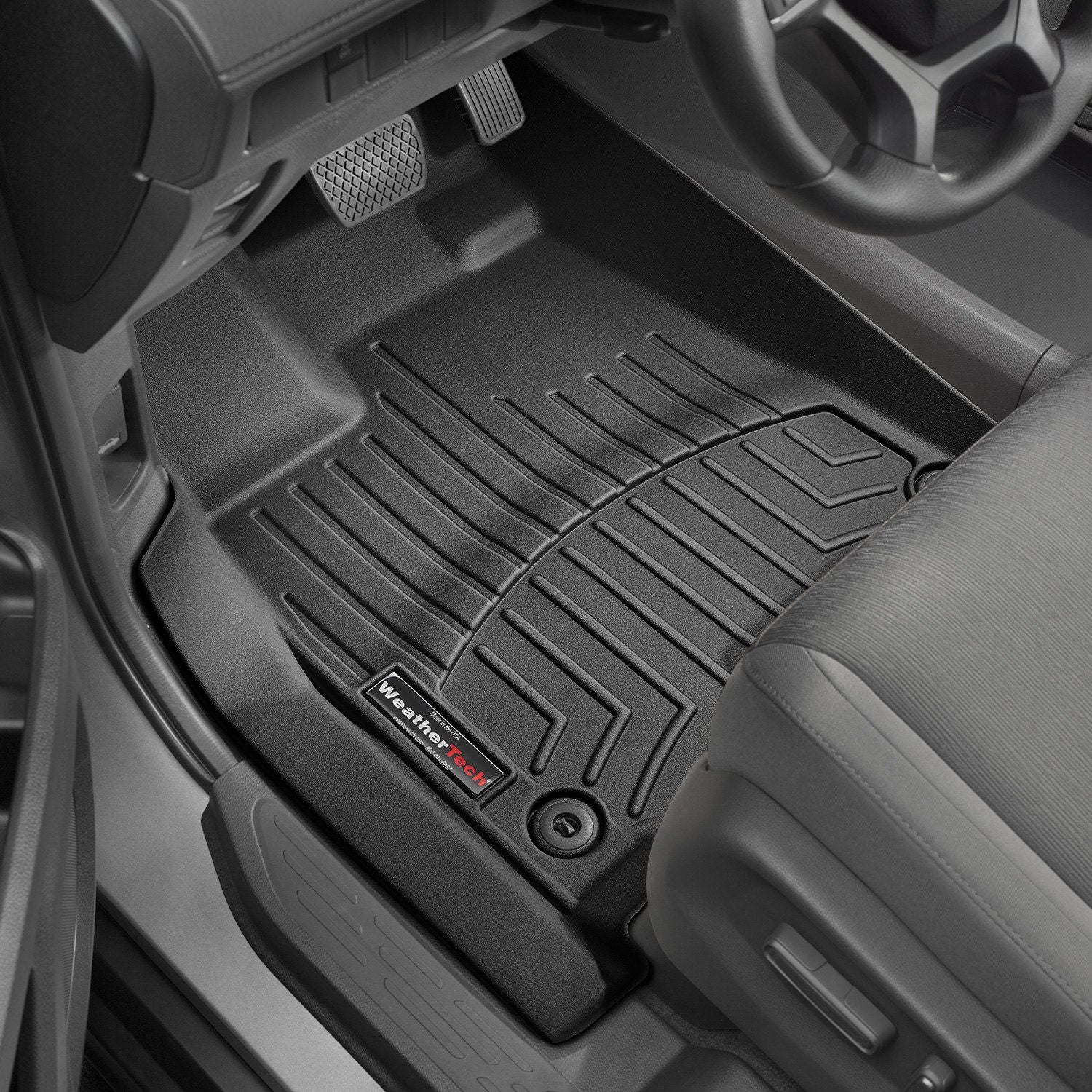 Weathertech® • 4412181 • FloorLiner • Molded Floor Liners • Black • First Row