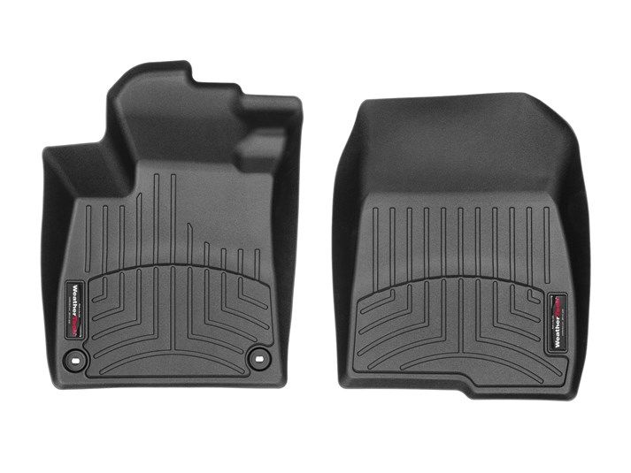 Weathertech® • 4412641 • FloorLiner • Molded Floor Liners • Black • First Row • Honda Accord / Accord Hybrid 18-22