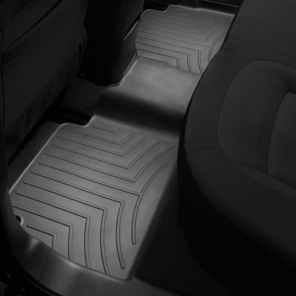 Weathertech® • 441352 • FloorLiner • Molded Floor Liners • Black • Second Row • Nissan Rogue 08-15