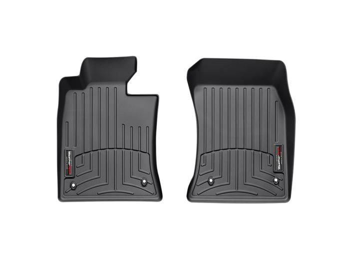 Weathertech® • 441361 • FloorLiner • Molded Floor Liners • Black • First Row • Mini Cooper 07-16 / Clubman 08-14