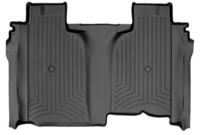 Weathertech® • 4414364 • FloorLiner • Molded Floor Liners • Black • Second Row • Chevrolet Silverado 1500 LTD 2022