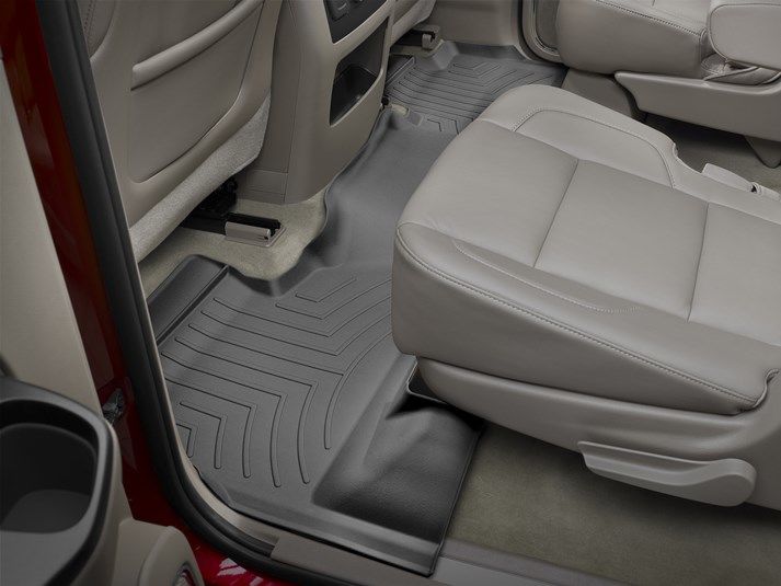 Weathertech® • 4414752 • FloorLiner • Molded Floor Liners • Black • Second Row • Subaru Ascent 19-22