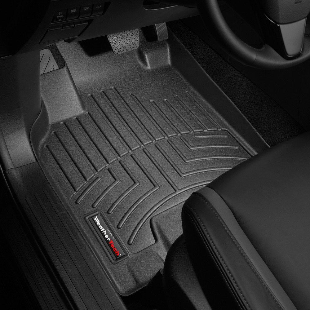 Weathertech® • 441531 • FloorLiner • Molded Floor Liners • Black • First Row • Mazda CX-9 07-15