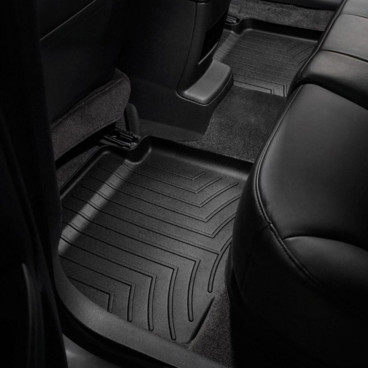 Weathertech® • 4415452 • FloorLiner • Molded Floor Liners • Black • Second Row • Ram 2500 19-22