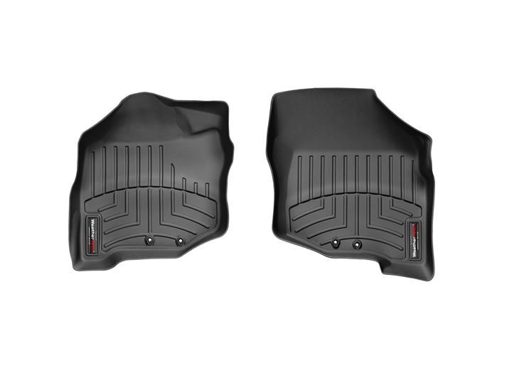 Weathertech® • 441771 • FloorLiner • Molded Floor Liners • Black • First Row • Honda Fit 07-08