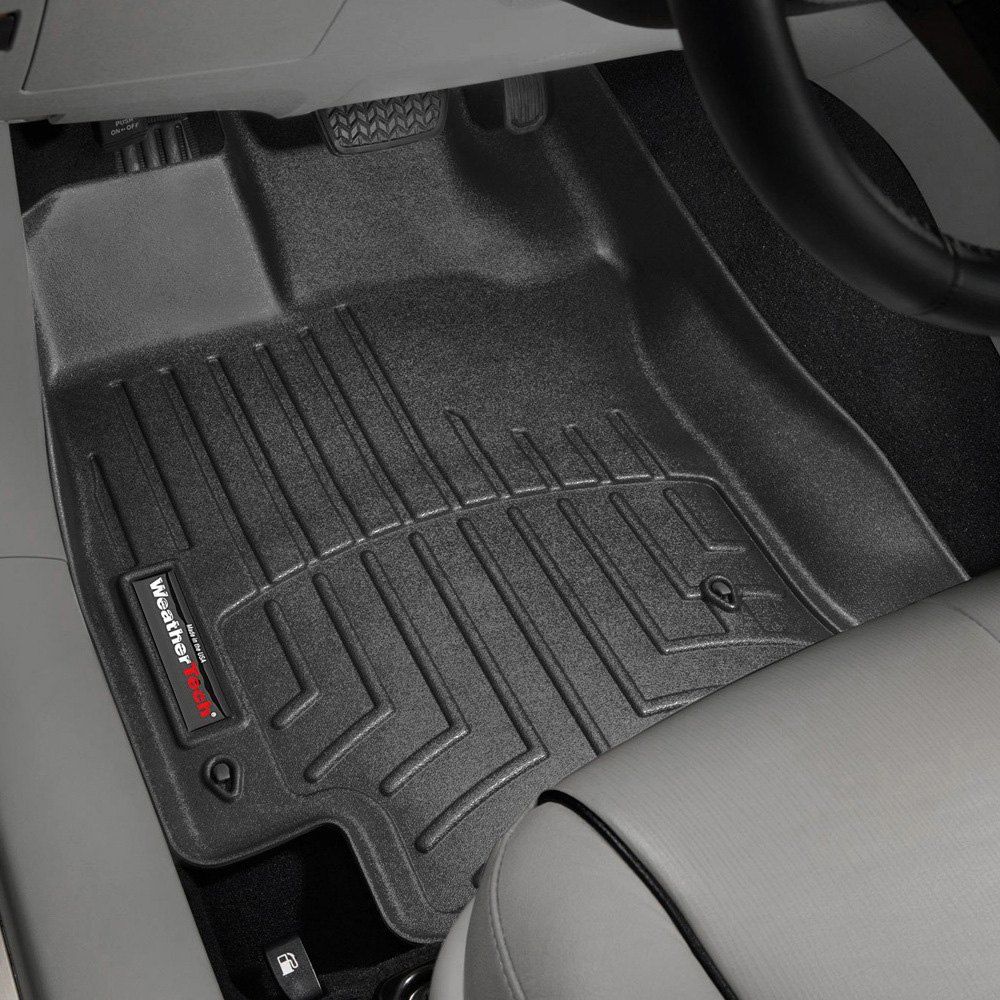 Weathertech® • 441831 • FloorLiner • Molded Floor Liners • Black • First Row • Toyota Venza 09-11