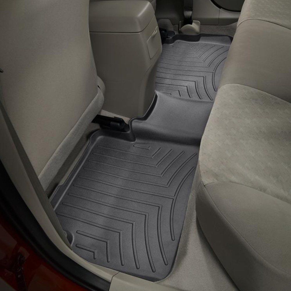 Weathertech® • 441862 • FloorLiner • Molded Floor Liners • Black • Second Row • Toyota Corolla, Matrix 09-13 / Pontiac Vibe 09-10