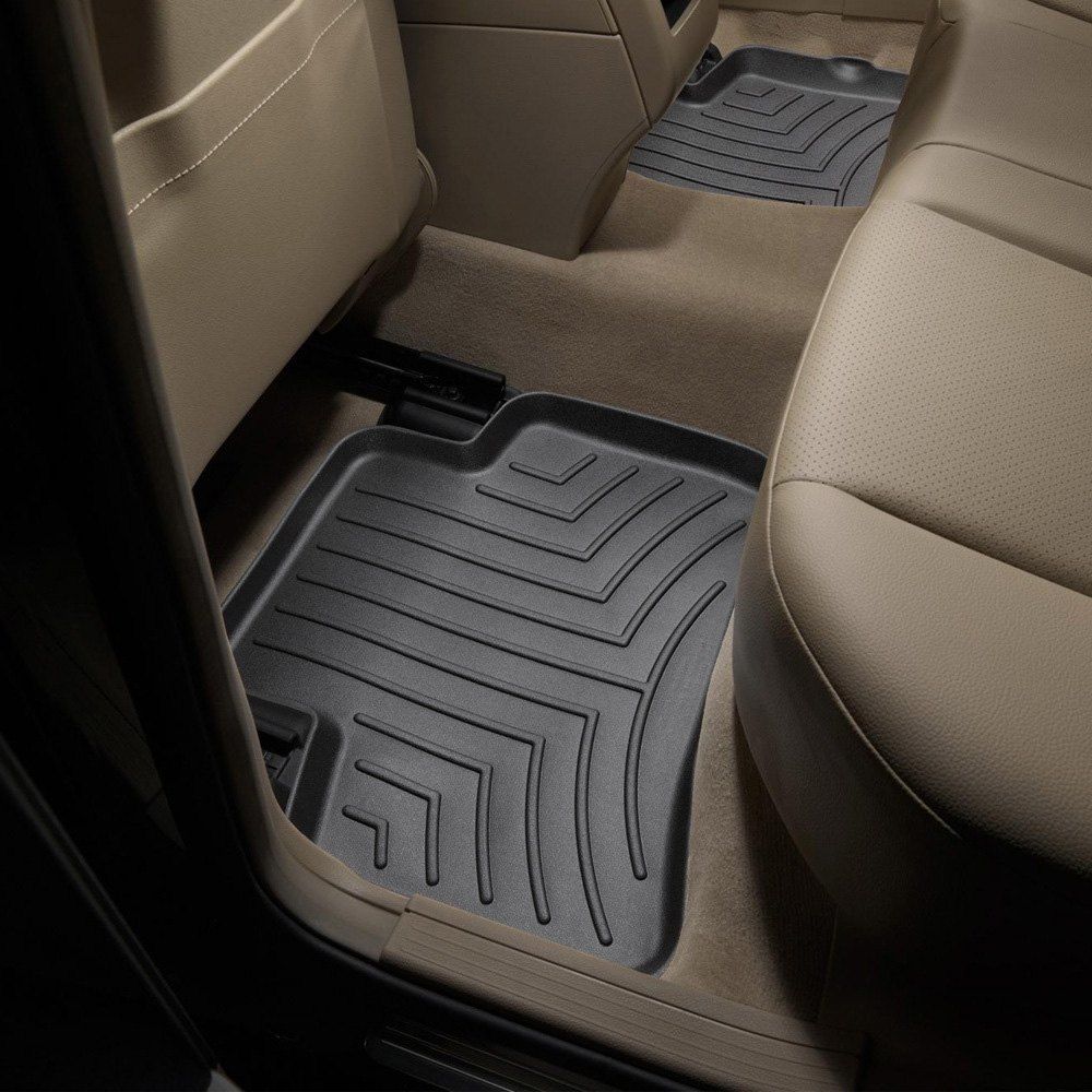 Weathertech® • 442102 • FloorLiner • Molded Floor Liners • Black • Second Row