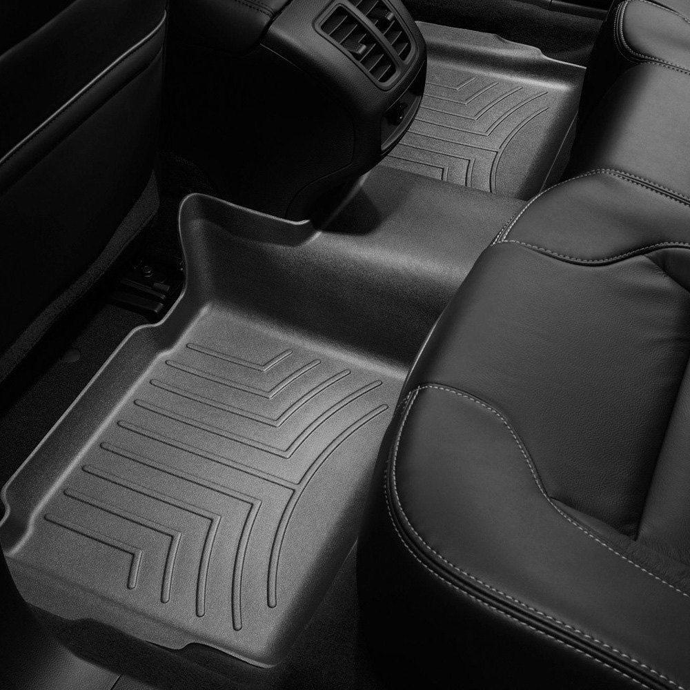 Weathertech® • 442702 • FloorLiner • Molded Floor Liners • Black • Second Row