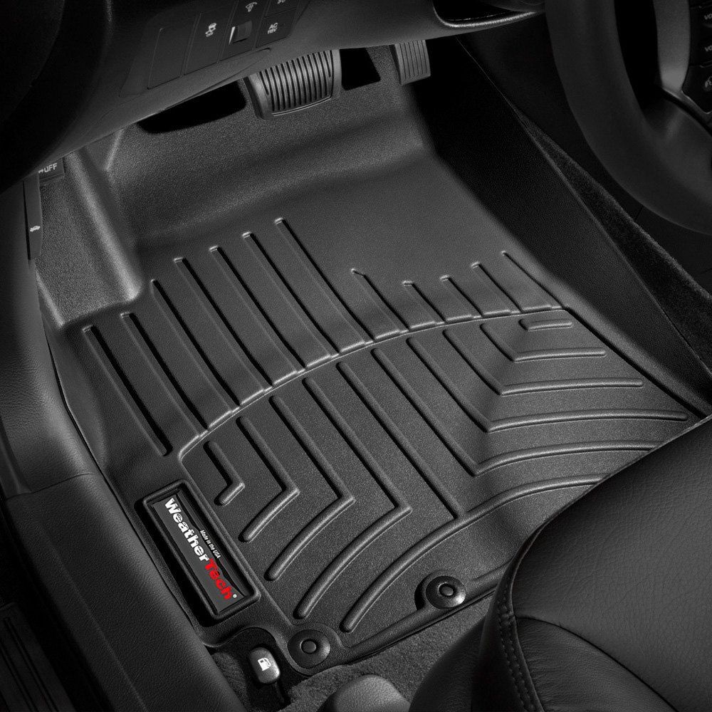 Weathertech® • 442981 • FloorLiner • Molded Floor Liners • Black • First Row