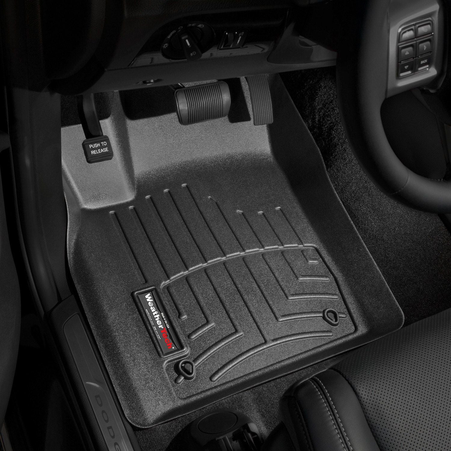 Weathertech® • 443241 • FloorLiner • Molded Floor Liners • Black • First Row