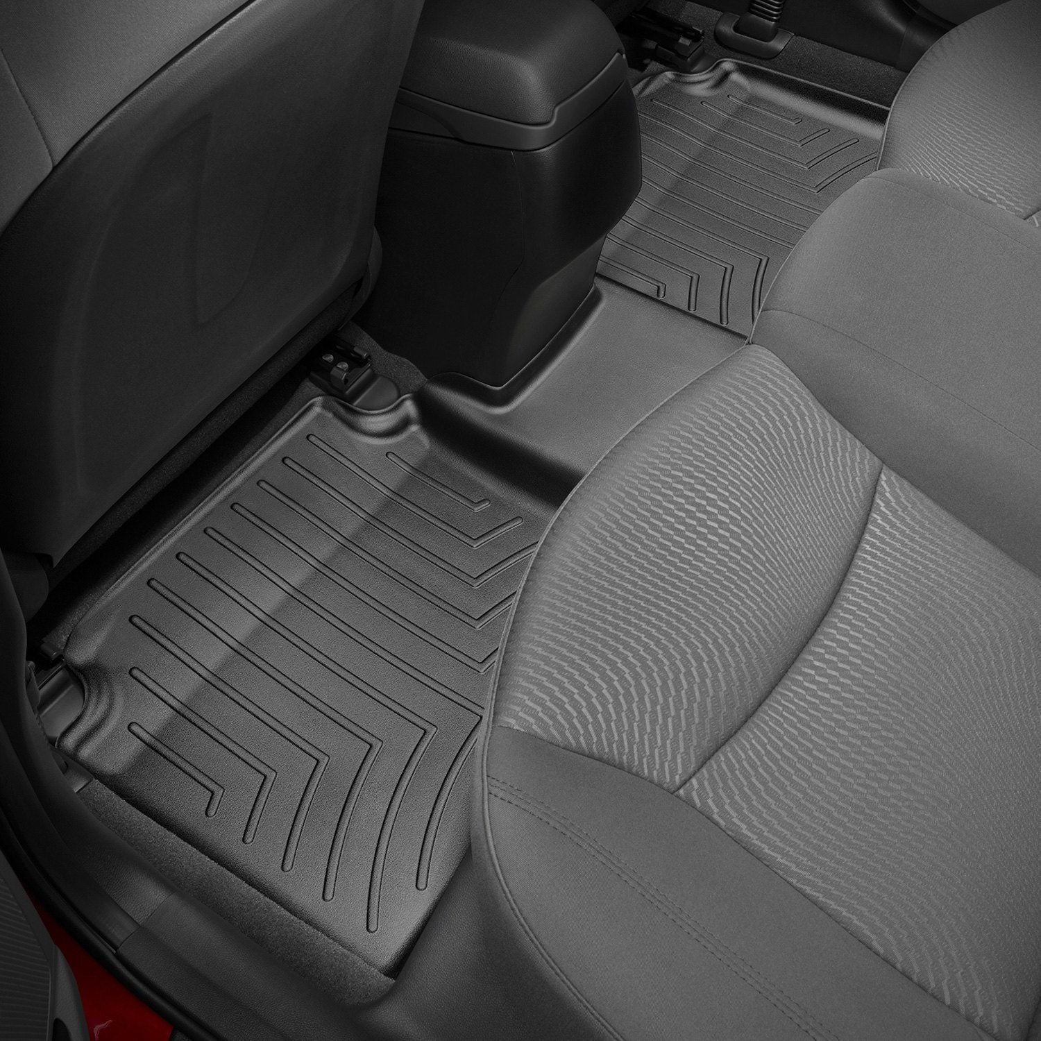 Weathertech® • 443253 • FloorLiner • Molded Floor Liners • Black • Second Row