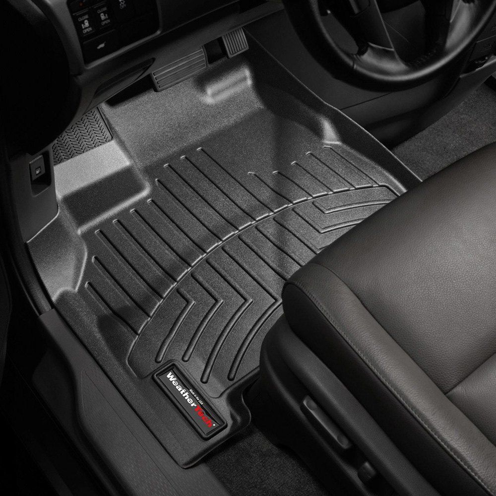 Weathertech® • 443411 • FloorLiner • Molded Floor Liners • Black • First Row • Honda Odyssey 11-17