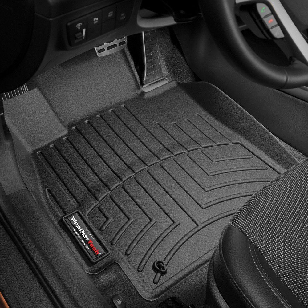 Weathertech® • 443421 • FloorLiner • Molded Floor Liners • Black • First Row