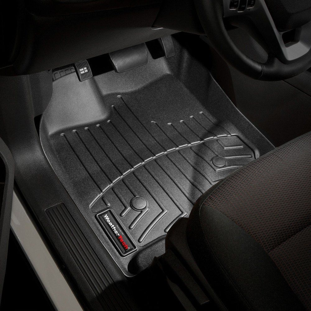 Weathertech® • 443491 • FloorLiner • Molded Floor Liners • Black • First Row