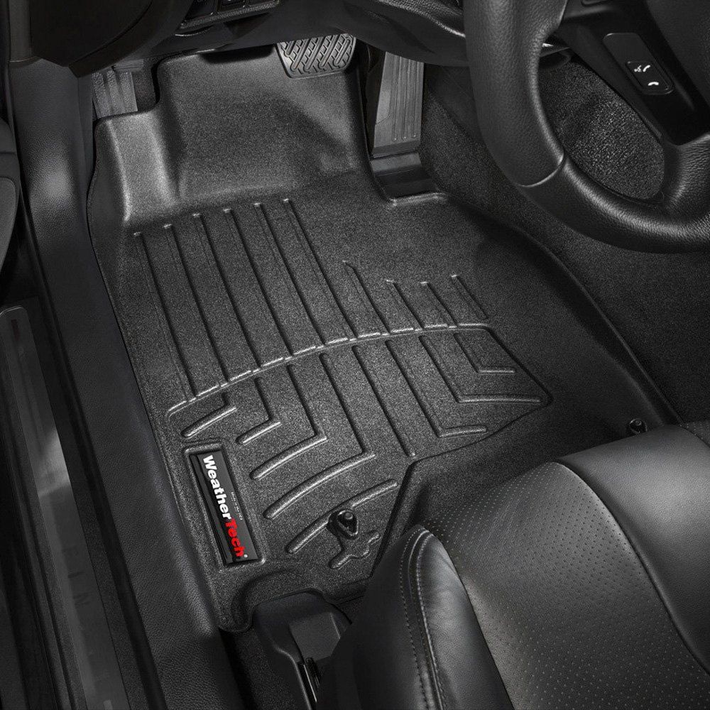 Weathertech® • 443501 • FloorLiner • Molded Floor Liners • Black • First Row