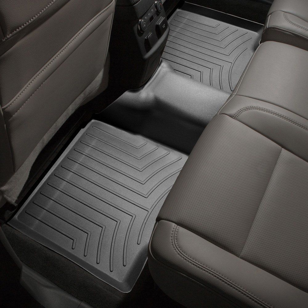 Weathertech® • 443592 • FloorLiner • Molded Floor Liners • Black • Second Row