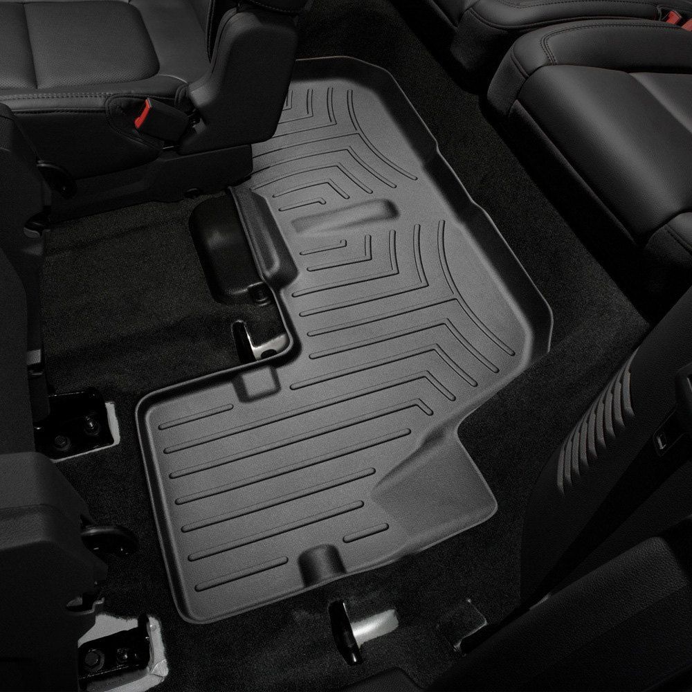 Weathertech® • 443593 • FloorLiner • Molded Floor Liners • Black • Third Row